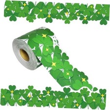 69Ft St. Patrick's Day Bulletin Board Borders Irish Paper Bulletin Shamrock