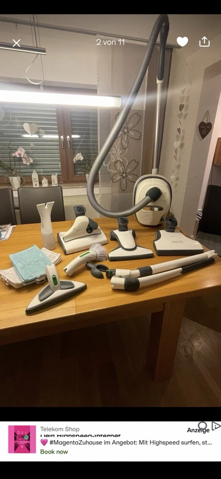 Vorwerk Kobold VT300 Bodenstaubsauger mit Hartbodenreiniger SP530 - Bild 4 von 4