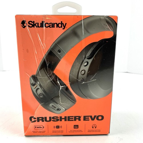 Casque supra-auriculaire sans fil Skullcandy Crusher Evo - Noir véritable