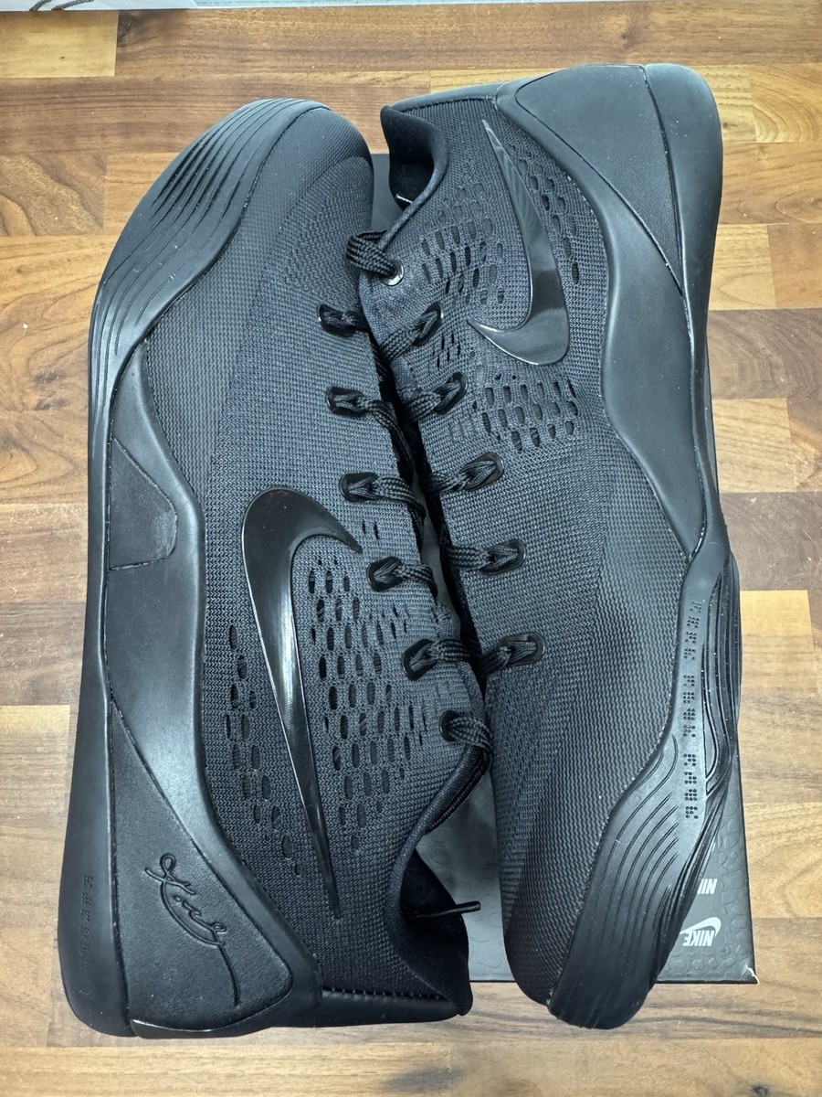 Nike Kobe IX 9 Protro TB Promo Triple Black PE IH5095-002 Mens Sz