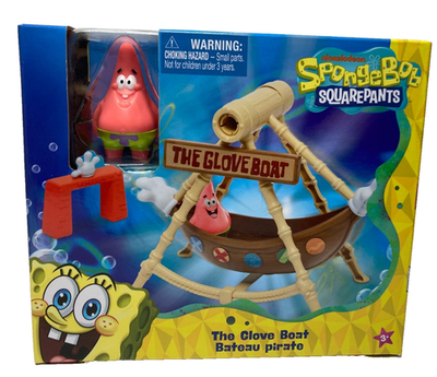 SpongeBob Glovely Ferris Wheel Pineapple Lounge The Glove Boat Set