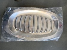 Spargelplatte WMF Edelstahl Cromargan Servierplatte 37 x 20 cm Neu