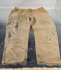 Carhartt B01 BRN Brown Cotton Canvas Work Pants Men’s 42x32 Made in USA