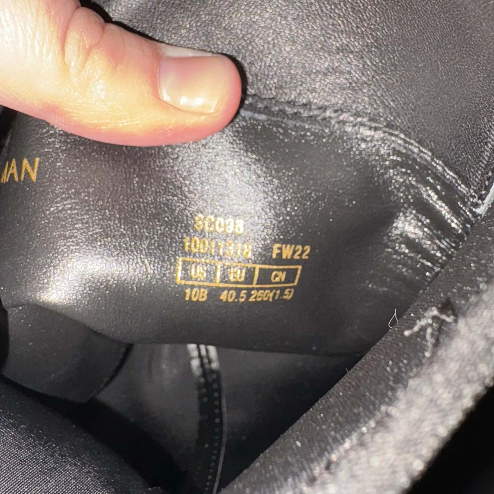 New STUART WEITZMAN Gotham Block Heel Knee High 5050 Leather Black Boots