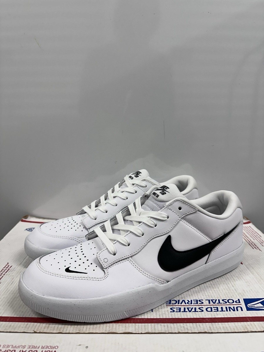 Size 13 - Nike Force 58 Premium SB White Black for sale online | eBay
