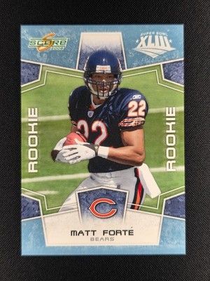 Matt Forte 2008 Score Super Bowl XLIII Blue 184/250 RC ROOKIE #365 BEARS