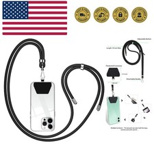 Phone Lanyard, Universal Cell Phone Lanyard with Adjustable Nylon Neck Strap,...
