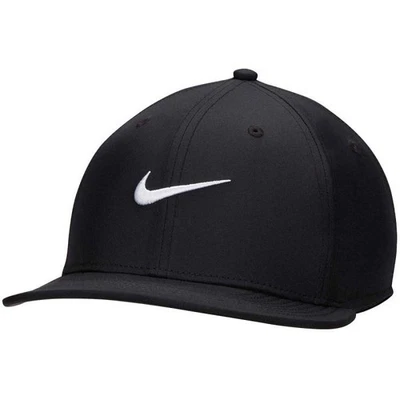 Nike Pro Cap Structured Round Bill Hat M/L Flat Bill Snapback FJ0437 010 New