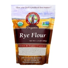 Organic Rye Flour | 1.5 lb | Non-GMO | Grain Place Foods