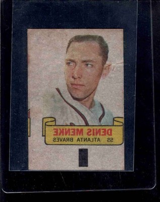 1966 Topps Rub-Offs #67 Denis Menke   VG/VGEX X3719711