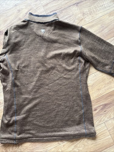 Kuhl Born In The Mountains Herren Large braun 1/4 Zip Pullover - Bild 5 von 7