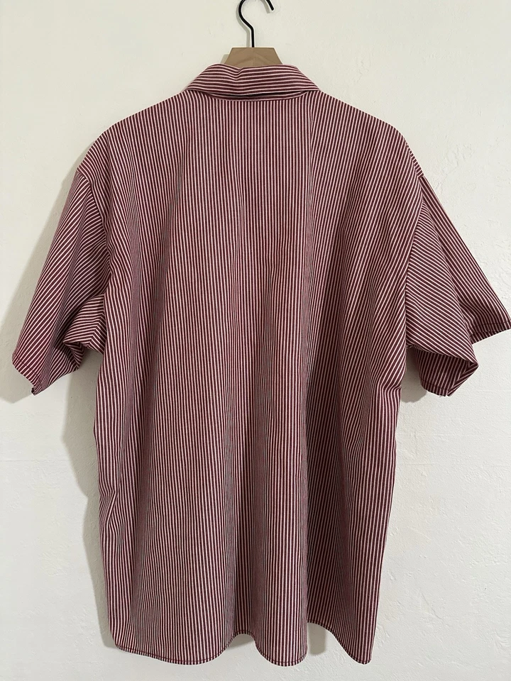 Camisa Pullover Vintage Ben Davis 1/4 Cremallera Hecha en EE. UU. Nogal Talla XXL Garra Cremallera Foto 2 de 4
