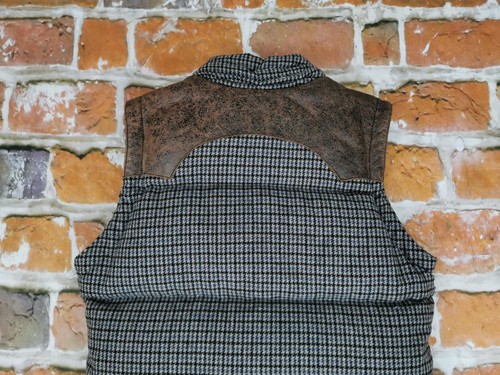 *CHEVIGNON DAMEN VINTAGE WINTER WESTE*KARIERT*LEDER*CASUAL*GR: S*TIP TOP - Bild 8 von 10