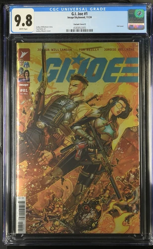 GI Joe 1 Cover K Jonboy Meyes 1:100 Foil Variant CGC 9.8