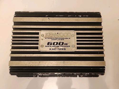Kenwood Kac-729S 2 Channel Car Amplifier 600 W Maximum Power