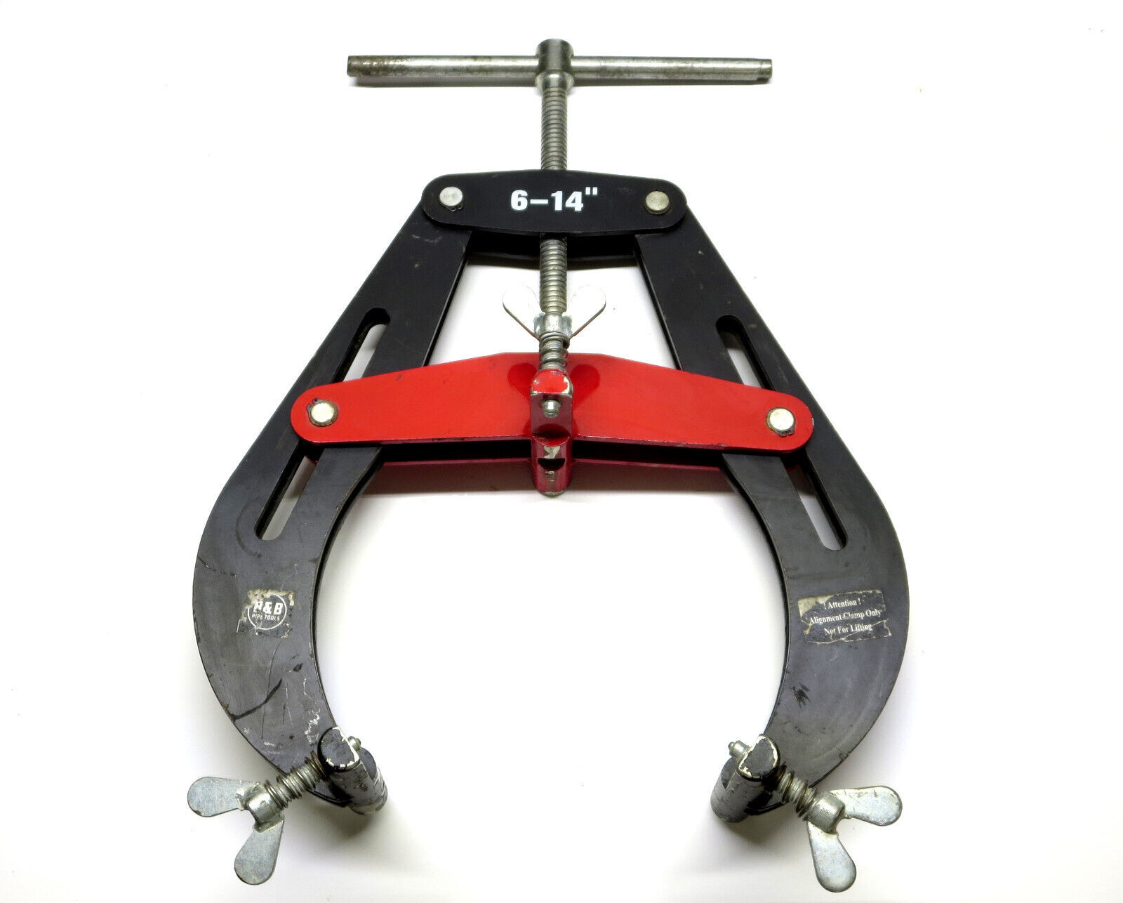 B & B Pipe Mathey 1222A Adjustable Pipe Clamp 6 To 14 in.