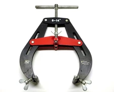 B & B Pipe Mathey 1222A Adjustable Pipe Clamp 6 To 14 in.