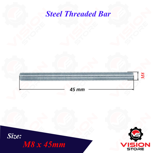 M6 M8 Zinc Plated Threaded Rod Studding Bar Metric DIN 976 Steel - Picture 14 of 38