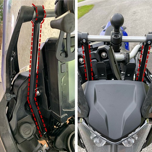 for Yamaha Tenere 700 T700 T7 Anti-Bobble-Head Navigation Anti shake support - Bild 2 von 12