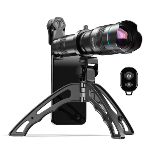 Teleobjetivo telescopio metálico Apexel 36X lente monocular + trípode para lente iPhone - Imagen 14 de 14