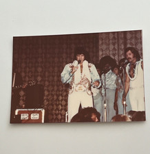 ELVIS PRESLEY ORIGINAL VINTAGE KODAK PHOTO SYRACUSE, NY  JUL. 27 1976 STAMPED