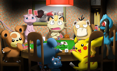 Pokemon Poker Poster 
