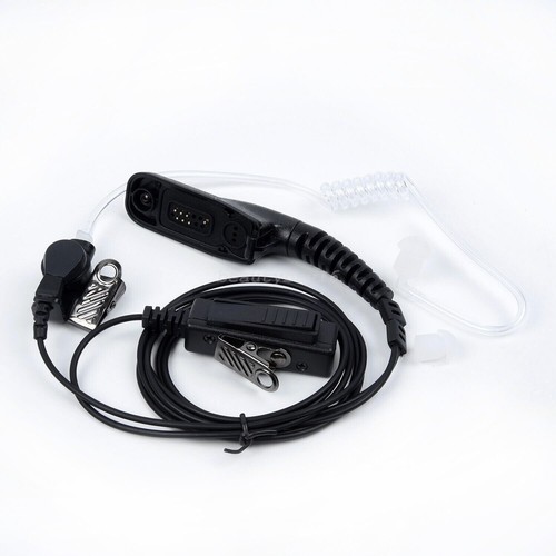 New Security Walkie Talkie PTT Headset Earpiece Mic Ear-Hook For Motorola Radio - Picture 3 of 11