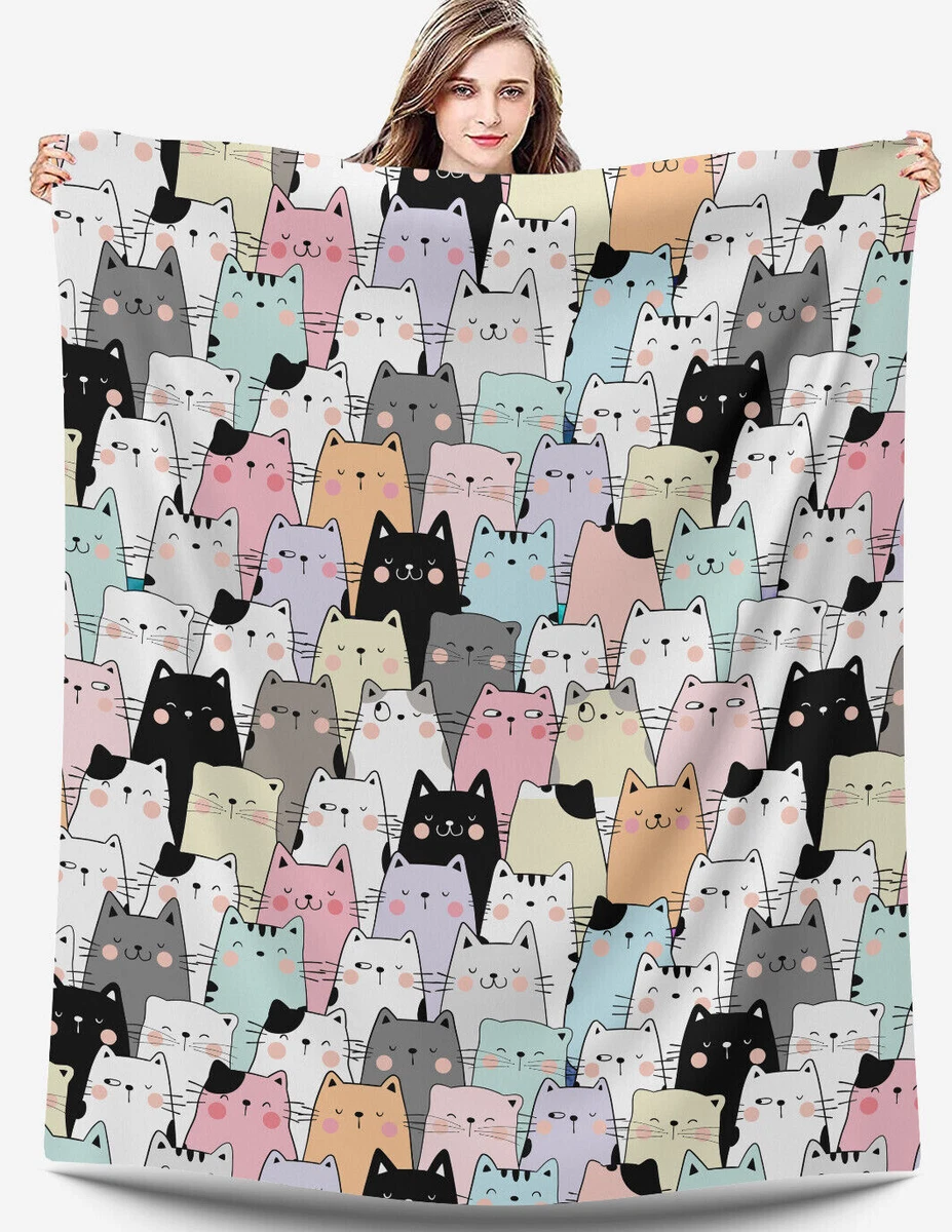 Kitten throw cheap blanket