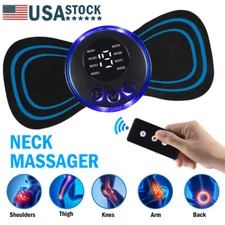 Pulse Tens Unit USB Massager Back Full Body Muscle Stimulator Pain Relief Device