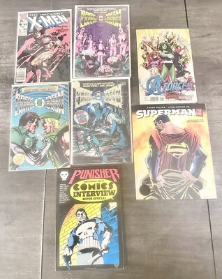 Green Lantern green arrow #1 X-Men Superman Punisher lot!!