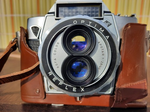 Agfa Optima Reflex con Borsa, Rarità | Color apotar 1:2.8, RARITÀ - Foto 2 di 19