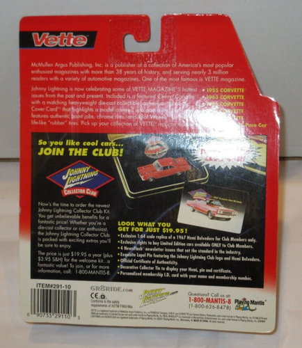 JOHNNY WHITE LIGHTNING ~'63 CORVETTE FUELIE SPLIT WINDOW w/ RUBBER TIRES~ - Picture 6 of 6