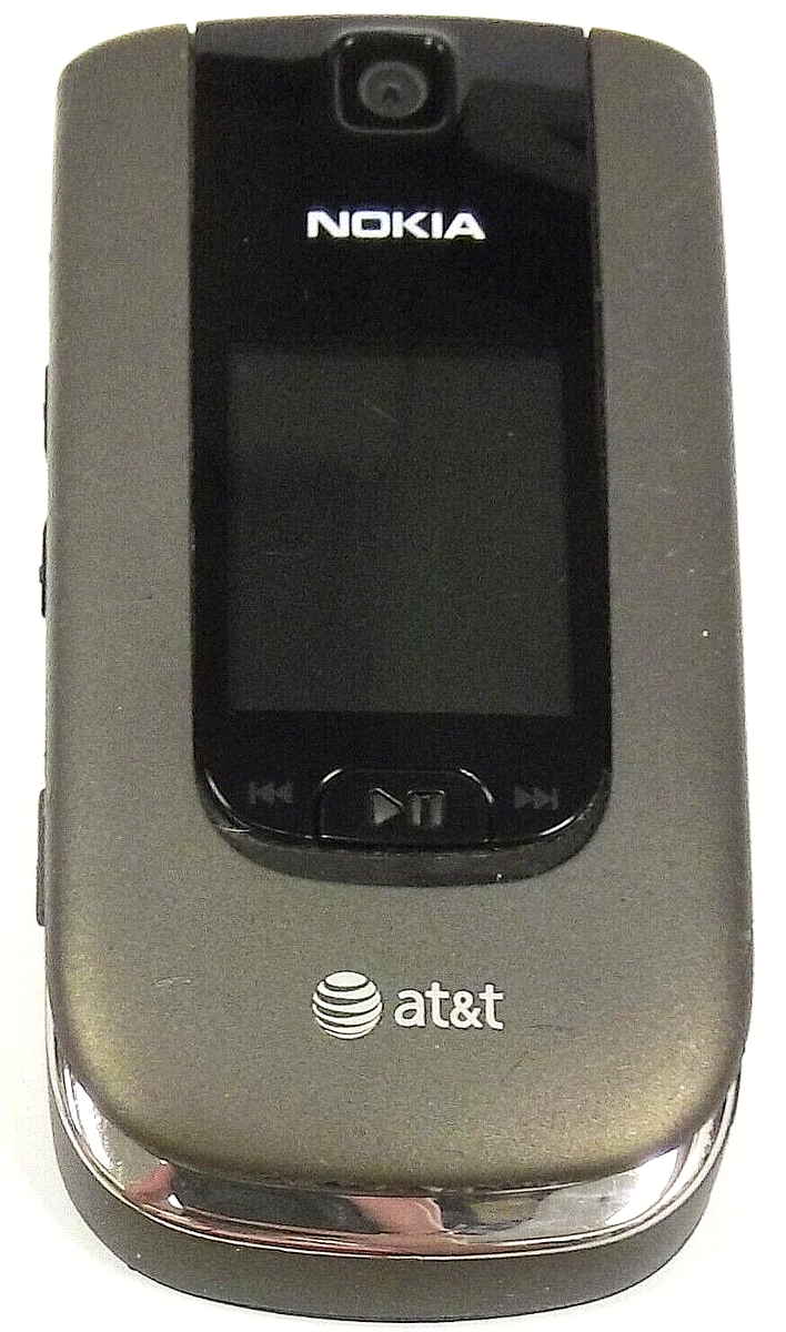 アンテプリマ Nokia 6350 - Graphite Gray ( AT&T ) Cellular Flip Phone