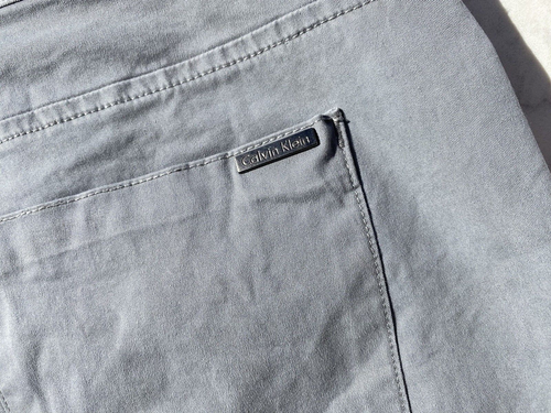 Calvin Klein Gray Slim Fit 5 Pocket Straight Leg Stretch Jeans 34 x 32 - Picture 14 of 14