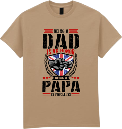 Being a Dad Is an Honour, Being a Papa Is Priceless, Father Day Gift T Shirt - 第 10/13 張圖片