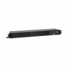 Eaton PDUMH15NET2LX 8-Outlets 1U Power Distribution Unit Rack 1.4kW 12Ft Cord