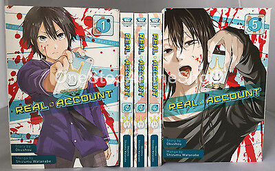 Real Account Manga Set Volumes 1 11 English Paperback New Graphic Novel Complete Ebay