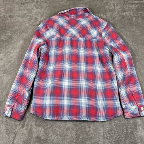 Nike Boys Plaid Button Down Shirt Medium Multicolor Long Sleeve Casual - Picture 10 of 13