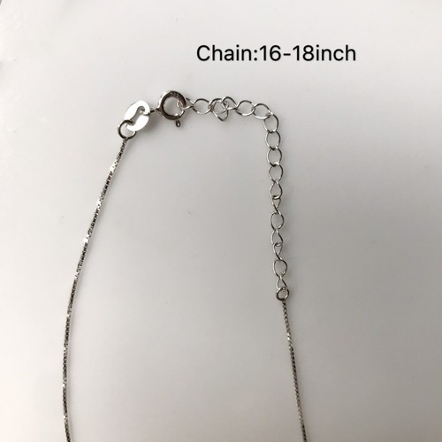 Collana di perle d'acqua dolce, ciondolo di perle d'acqua dolce, ciondolo per collana S925 - Foto 6 di 6