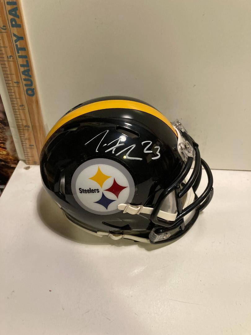 NFL PITTSBURGH STEELERS JOE HADEN SIGNED MINI HELMET with JSA COA