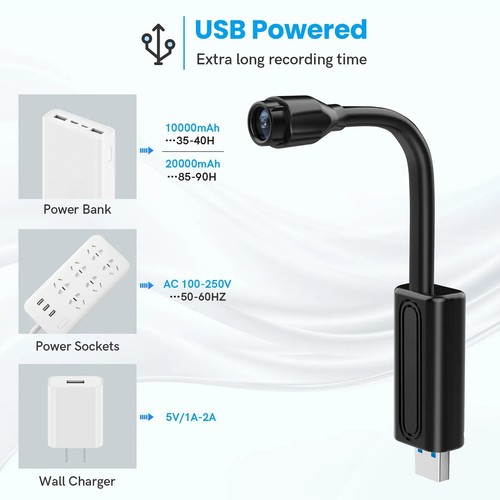 Mini Funk Überwachungskamera WiFi 1080P IP Nachtsicht Home Security Cam - Bild 15 von 17