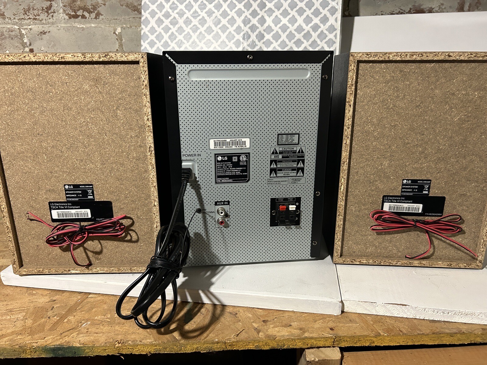 LG XBOOM 230W HiFi Entertainment System with Bluetooth Connectivity