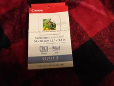 Vintage Canon KC-18IS  Color INK +18 Sheets LABEL-SET(FOR CP900) :: 7429B001