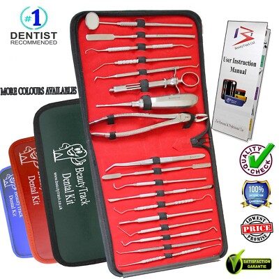 Dental Scaler Set - Plektrum, Zahnseide, Zahnstein, Plaque, Zahnsteinentferner, Zahnschaber