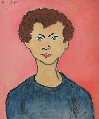 Henri Matisse Portrait of Allan Stein 1907 Portrait 17'' x 22'' Archival Art Print