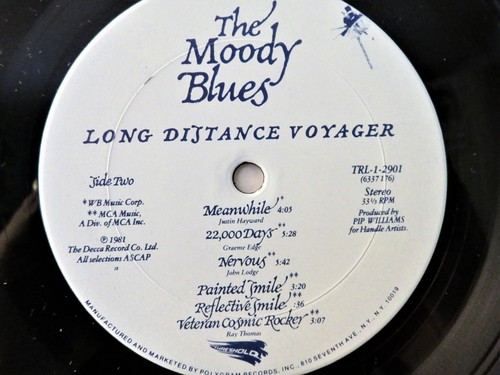 THE MOODY BLUES ~ LONG DISTANCE VOYAGER ORIGINAL 1981 (RECORD CLUB EDITION) LP - Picture 5 of 5