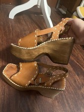 Vintage 70s Leather Sandals/Platforms