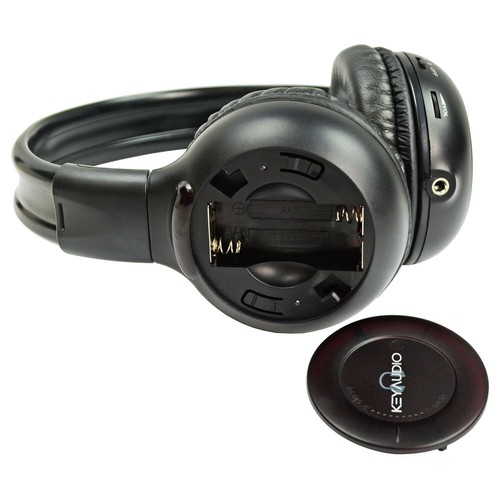 2 Fold In Wireless Headphones For Rosen Brand Systems Rear DVD New Headset 609B eBay