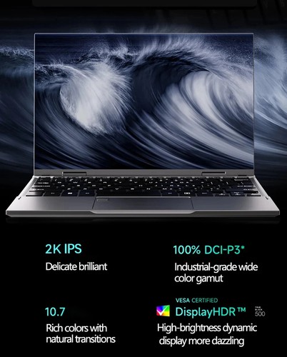 Laptop Intel N95 YOGA Touchscreens 16GB DDR5 2TB SSD HD Camera Backlit Keyboard - Picture 17 of 28