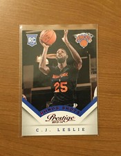 C.J. LESLIE 2013-14 Prestige Bonus Shots Red #195 RC CJ